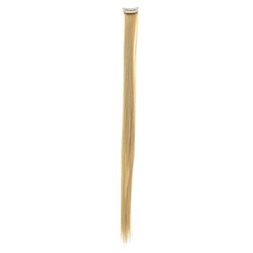 SWACC 12 Pcs Straight One Color Party Highlights - Effortless Clip-in Hair Extensions for Stunning Style