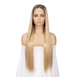 Jlo Sleek Blonde 34 Synthetic Lace Front Wigs
