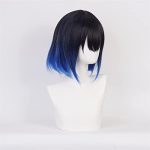 SisiruKou Anime Cosplay Wigs - Unleash Vibrant Style with Blue Gradient Synthetic Hair