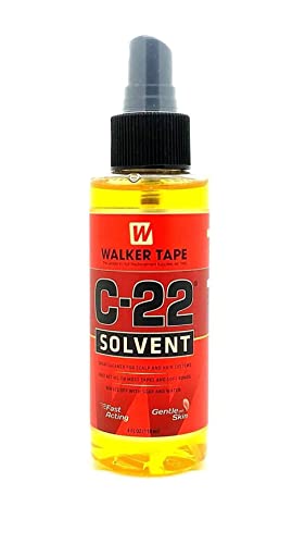 Effortless Adhesive Removal with C-22 Solvent by Walker Tape – The Ultimate Solution for Lace Wigs & Toupees (4 Oz Spray)