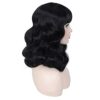 Vintage Rockabilly Short Black Wig - Authentic 1940s Style with Bettie Page Bangs for Cosplay & Daily Retro Glam