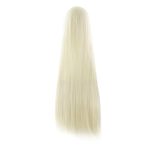 Anime Costume Long Straight Cosplay Wig in Stunning Light Blonde - Unleash Your Inner Character with 40 Inches of Glamorous Hair