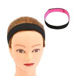 5pcs Elastic Bands for Wigs - Adjustable Non-Slip Grip Headband for Lace Front Wig (3.0cm) - Secure and Comfortable Wig Wrap Bands