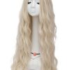 iunoket Women Sarah Sanderson Wig: Long Wavy Curly Blonde Synthetic Lace - Perfect for Halloween, Cosplay, and Daily Glamour