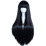 Long Straight Anime Cosplay Wig - Heat Resistant Fashion Wig for Women with Free Wig Cap