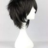 Short Spiky Black Cosplay Wig - Ignite Your Style with Heat-Resistant Synthetic Hair