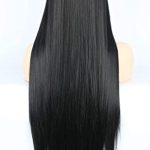NNOLA Women's Wig 24 Inch Black Straight Lace Front - Unleash Your Glamour for Halloween, Concerts, and Beyond