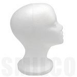 12" Foam Wig Heads - Lightweight and Portable for Home, Salon, and Travel - Ideal for Styling, Display, and Easy Hair Care