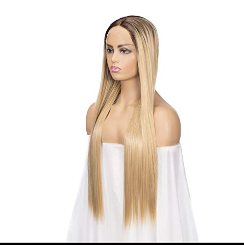 Jlo Sleek Blonde 34 Synthetic Lace Front Wigs