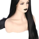 NNOLA Women's Wig 24 Inch Black Straight Lace Front - Unleash Your Glamour for Halloween, Concerts, and Beyond