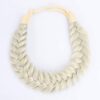 DIGUAN's Messy Wide 2 Strands Synthetic Braided Headband - Beauty Accessory in Light Ash Blonde, Perfect for Effortless Style