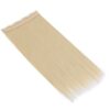 S-noilite Elegant 30-Inch Longest Straight Bleach Blonde 3/4 Full Head Clip in Hair Extensions - Transform Your Look Instantly with High-Quality Synthetic Fiber