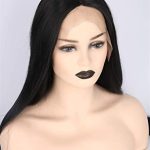 NNOLA Women's Wig 24 Inch Black Straight Lace Front - Unleash Your Glamour for Halloween, Concerts, and Beyond