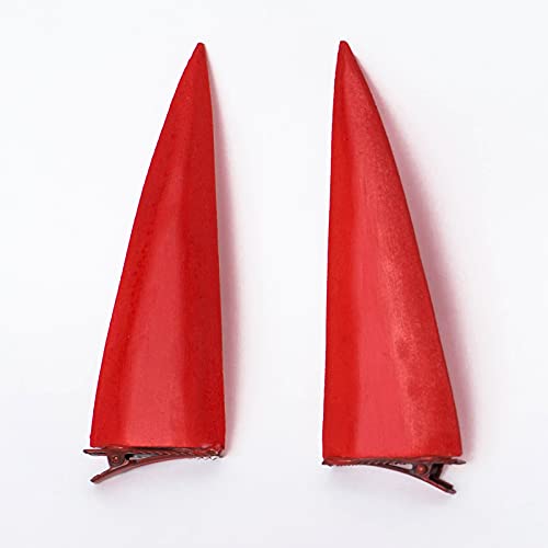 Probeauty's Pink Power Cosplay Wig: Two Horns, Long Straight Anime Hair, Perfect for Halloween and Anime Shows