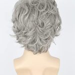 Grey Short Curly Wavy Men's Wig - Ideal for Cosplay, Costume Parties, and Themed Events - Top Quality by Topcosplay