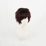 Brown Short Layered Synthetic Hair - Ideal for Halloween and Animation Character Transformations - Top Quality Wig Set