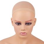 Seamless Style Mastery: 4 Flesh-Colored Wig Caps - Easy to Wear, Perfect for Halloween and Christmas Parties