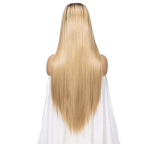 Jlo Sleek Blonde 34 Synthetic Lace Front Wigs