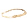 DIGUAN Honey Blonde Braided Headband: Elevate Your Style with Double Three-Strand Synthetic Beauty - Perfect Hairpiece Accessory