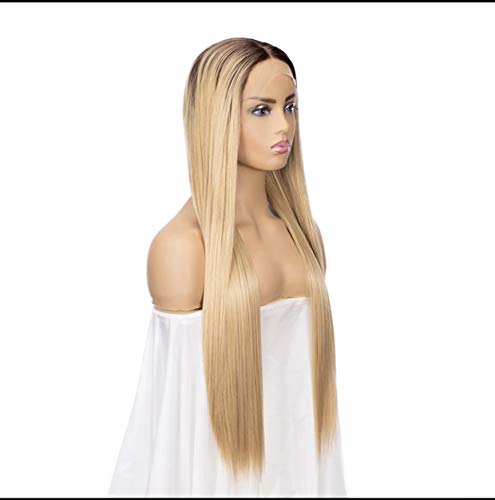 Jlo Sleek Blonde 34 Synthetic Lace Front Wigs