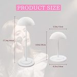 3Pcs Adjustable Wig Stands - Portable Tools for Wig Drying, Styling, and Hat Display, Non-Slip Design for Women's Wig Storage