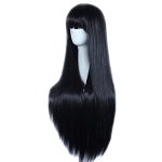 Long Straight Anime Cosplay Wig - Heat Resistant Fashion Wig for Women with Free Wig Cap