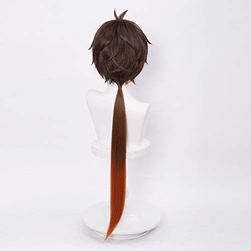 Power of SL Brown Wig's Anime Spiky Fluffy Hair with Ponytails - A Must-Have Feature for Authenticity