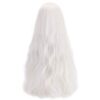 STYLER Long White Synthetic Wig - 30 Inches of Natural Long Wavy Beauty for Stunning Halloween and Christmas Styles