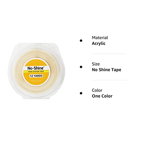 Walker Tape No Shine Bonding Tape - Double-Sided Adhesive for Seamless Hair Attachment - 1/2" x 12 Yards