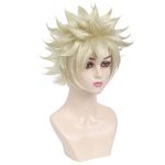 Cosplay Anime Wig - Short Blonde Synthetic Wig for My Hero Academia Fans
