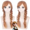 Cosplay Game with the Frozen Anna Golden Yellow Wig – Perfect for Disney-Inspired Role Play and Anime Enthusiasts