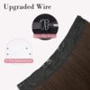 Thicker and Longer Hair with Invisible Wire Hair Extensions - Adjustable, Comfortable, and Secure