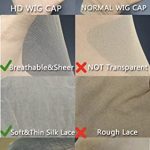 Lay's Beauty Premium Quality Invisible Wig Caps: HD Skin Sheer, Colorless Transparent for Lace Front Wigs