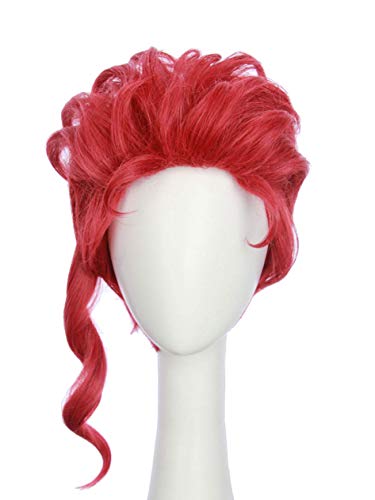 Vibrant Red Wig - Ideal for Costume Parties, Halloween