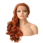 AMYSTY 25 Inch Natural Wavy Lace Front Wig - Elevate Your Style for Daily, Party, and Fun