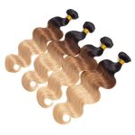 12A Grade Ombre Brazilian Body Wave Hair – Stunning T1B/30/27 Color for Effortless Elegance