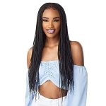 Experience Natural Elegance with Sensationnel Cloud9 4x5 Braided Wig - Virtually Undetectable HD Lace & High Quality Fiber