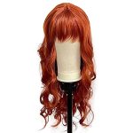 V'NICE Fashionista's Dream Ginger Orange Loose Wave Hair Wig - 22 Inch Heat Resistant Synthetic Marvel for Trendsetting Women