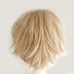 S-noilite Linen Blonde Anime Cosplay Wig for Women and Men - Playful Short Fluffy Style for Halloween Costume Perfection!