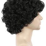 Black Men's Wig - Ideal for Cosplay, Halloween, and Costume Ensembles