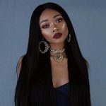 Natural Black 1B Lace Front Wig: 20 Inches Long Silk Straight Synthetic Wig for Daily Wear and Party Use