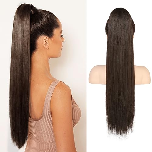Transform Your Look with 26-Inch Dark Chocolate