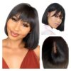Uolova's 2x1 HD Lace Front Wigs - Best-in-Class Straight Bob Human Hair Wigs for Black Women