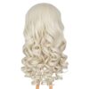 White Queen with M MISS U HAIR Princess Wig - Perfect for Kids' Halloween Costumes and Cosplay