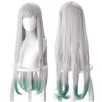 Cosplay with JoneTing's Long Silver Wig – Natural Wavy Synthetic Hair for Women + Bonus Wig Cap