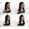 McyMoy Straight Bob Wig - 10 Inch 13x4 HD Lace Front Wig for Black Women with 180% Density