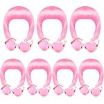 Party in Pink: Unleash Fun with 10-Piece Pink Wig