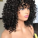 Curly Wigs for Black Women - Soft, Fluffy, and Shedding-Free with Bangs