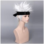 BERON's Short Layered Tousled Wig for Men: Embrace Cool Silver Grey Vibes for Anime Cosplay Parties