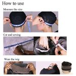 Craft with Comfort: Black Elastic Bands for Wig Making - Durable, Breathable, and Versatile 2.5cm Width - 6pcs Pack